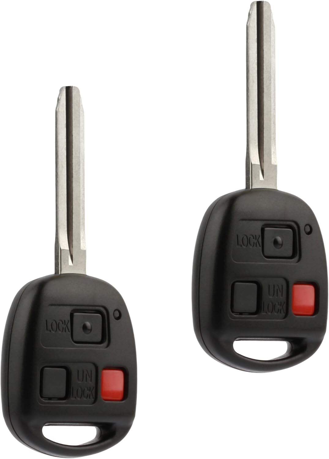 Key Fob fits 2010 2011 2012 2013 2014 Toyota FJ Cruiser Keyless Entry Remote (HYQ12BBT G-Chip), Set of 2 Pack of 2