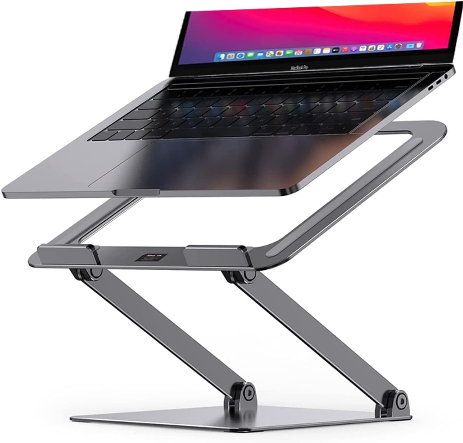 Swivel Laptop Stand, Adjustable Height Laptop Stand for Desk, 360° Rotating Ergonomic Elevate Computer Riser Holder Compatible with All 10-17.3