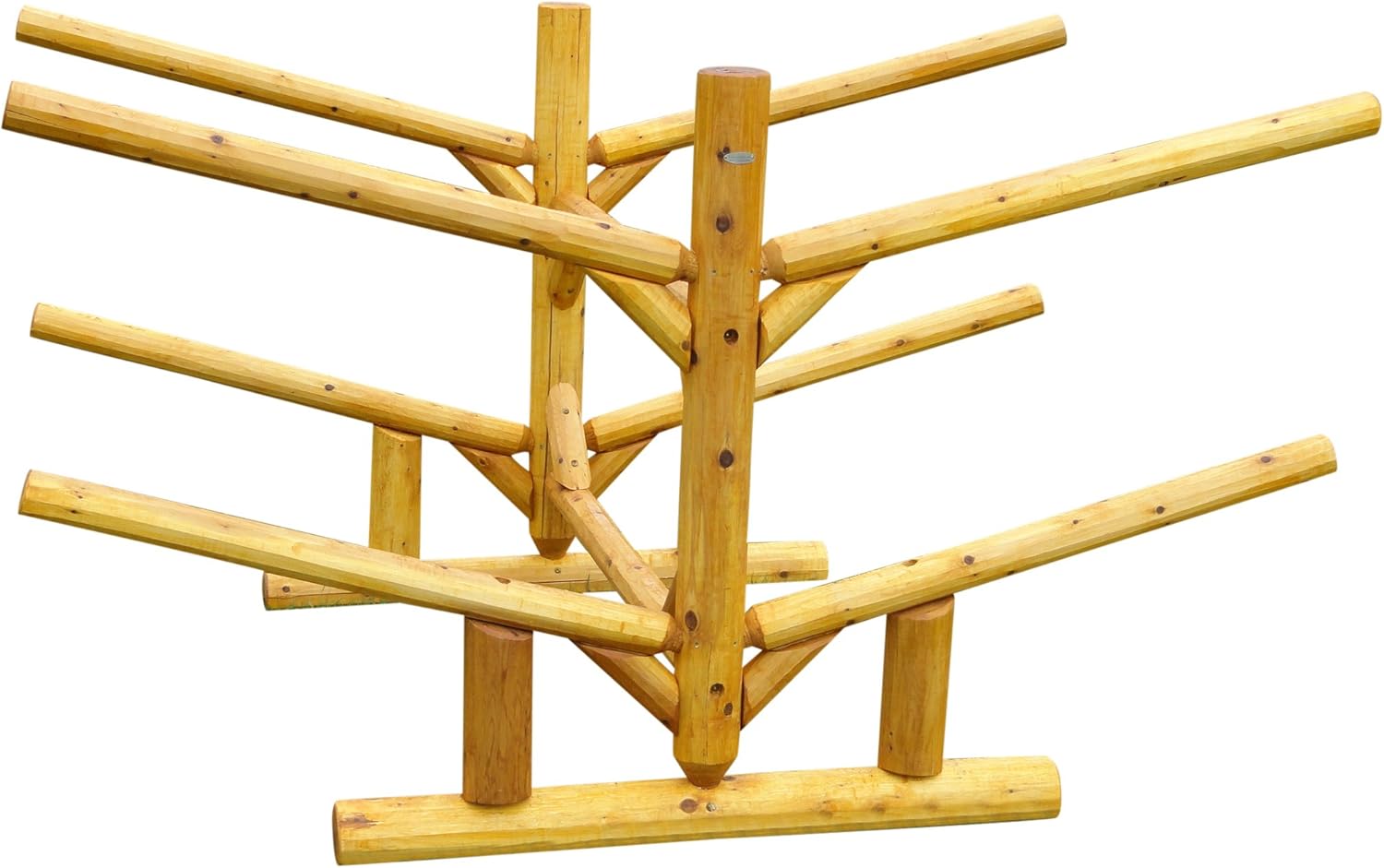 Log Kayak Rack 4-Place