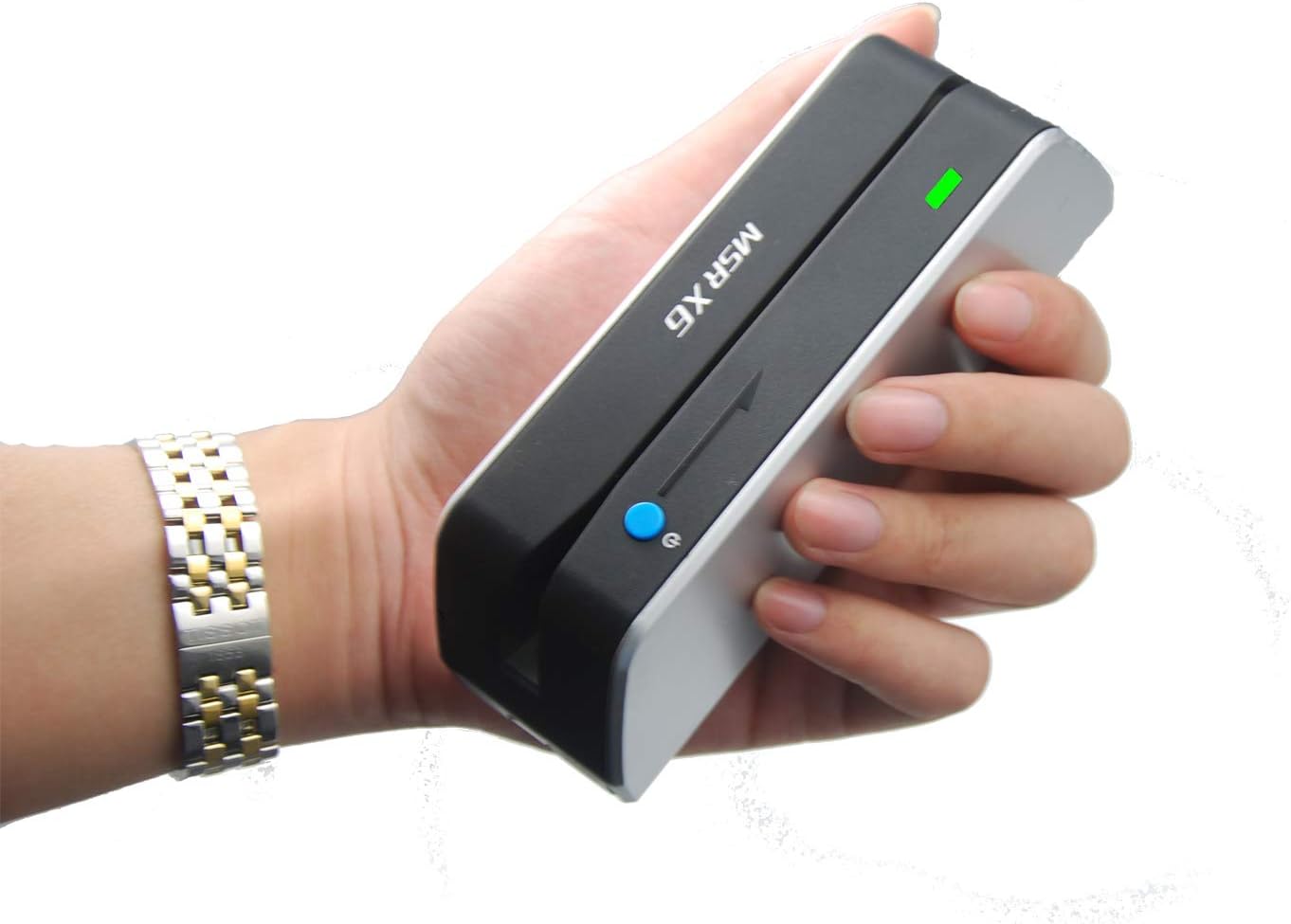 MSR X6 Bluetooth VIP Card Swiper Reader Writer Encoder Hico 3 Tracks USB and Bluetooth