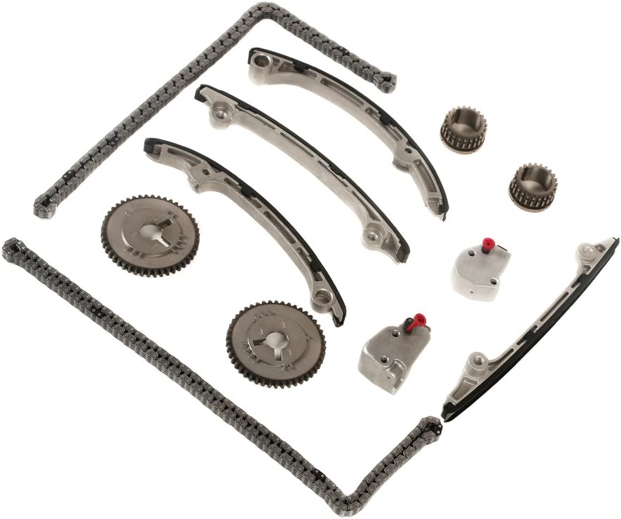 MOCA Engine Timing Chain Kit w/Sprocket for 2006-2008 Infiniti Fx45 & 2006-2010 Infiniti M45 & 2002-2006 Infiniti Q45 4.5L 4494Cc V8 Dohc, (32 Valve), Eng Code
