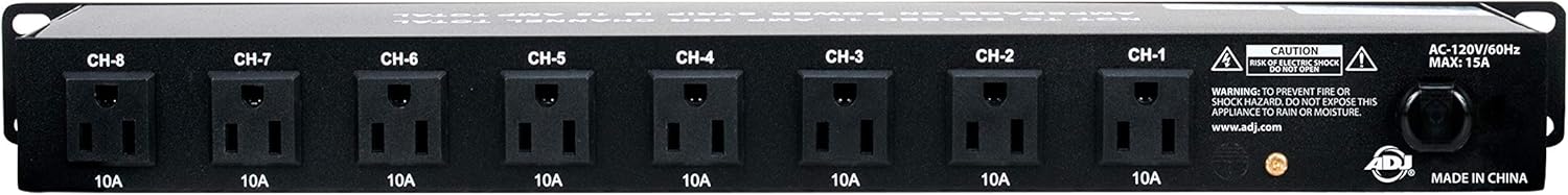 ADJ Products PC-100A AC POWER STRIP Pack of 2