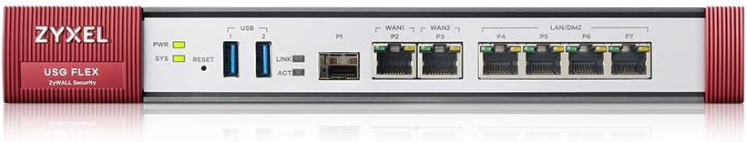 Zyxel USG Flex 200 (USG60 v2), UTM Firewall Hardware Only, Recommended up to 75 Users [USGFLEX200]