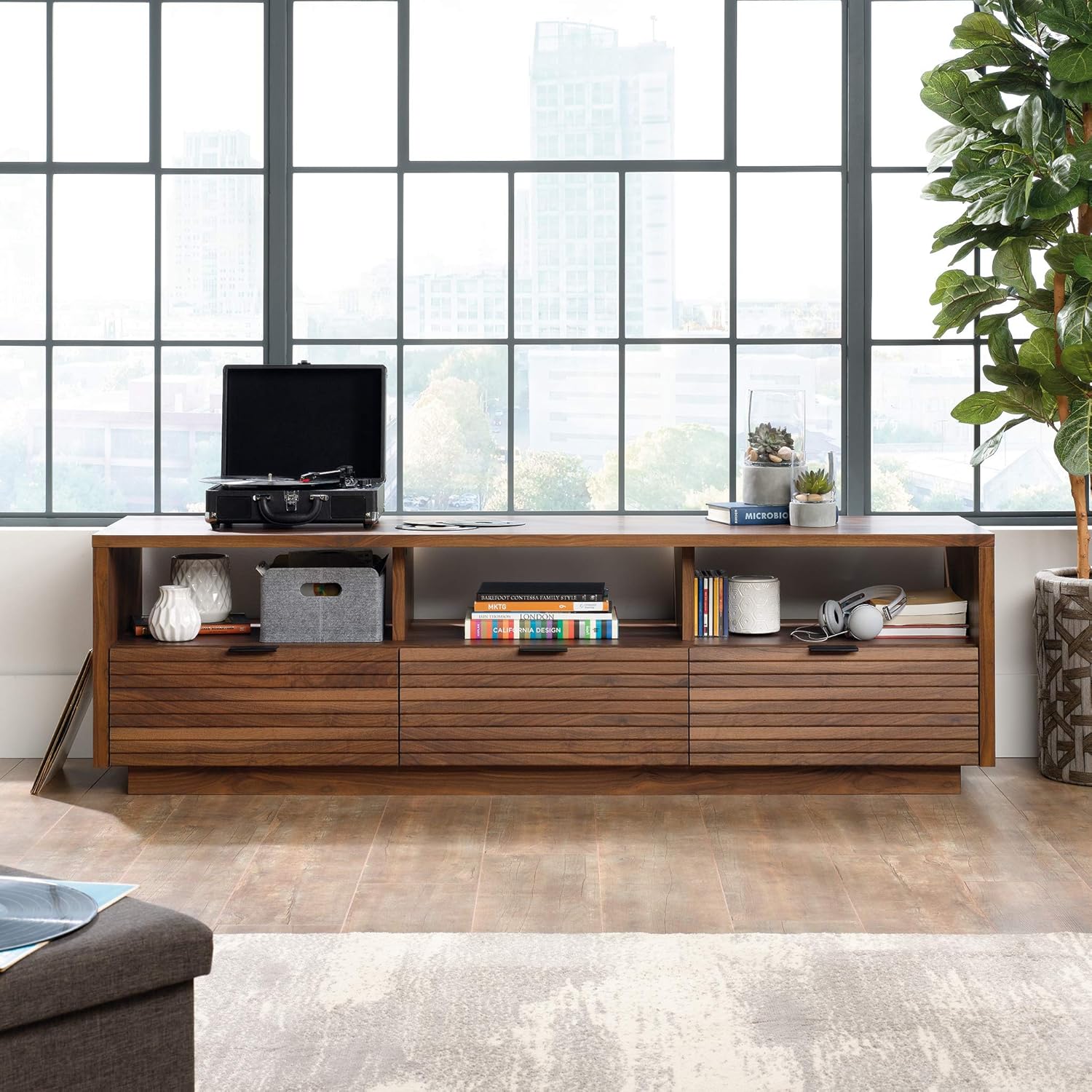 Sauder Harvey Park Credenza, for TVs up to 70
