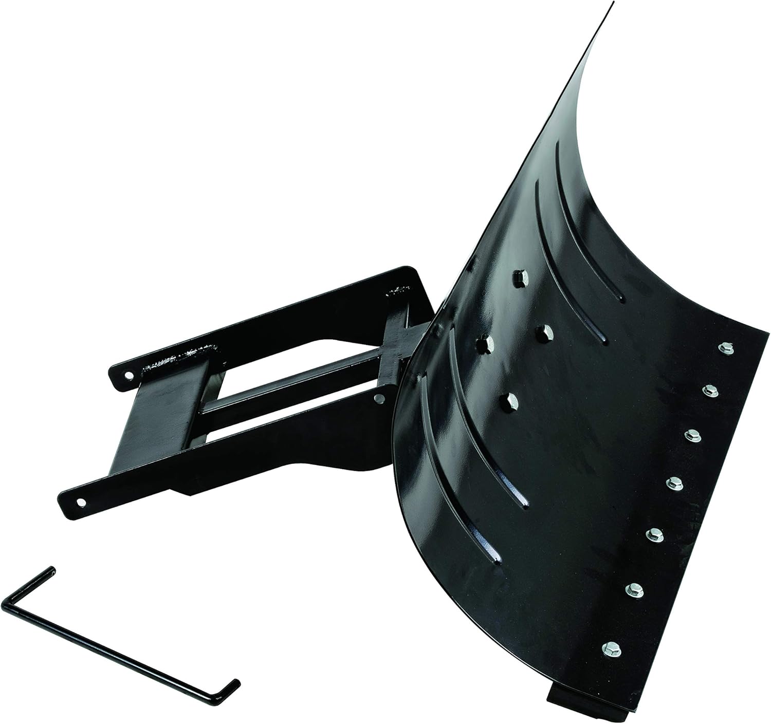 Landworks Snow Plow Wagon Utility Electric Wheelbarrow Barrel Dump Power Wagon Mountable Steel