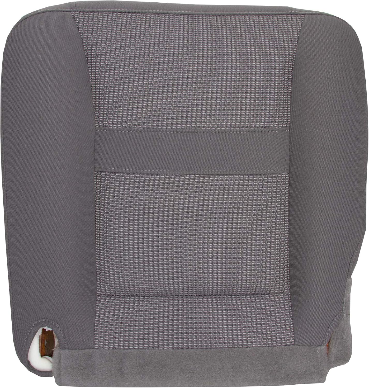The Seat Shop Driver Bottom Replacement Cloth Seat Cover - Khaki (Tan) (Compatible with 2006-2008 Dodge Ram SLT 1500, and 2006-2009 SLT 2500 and 3500)