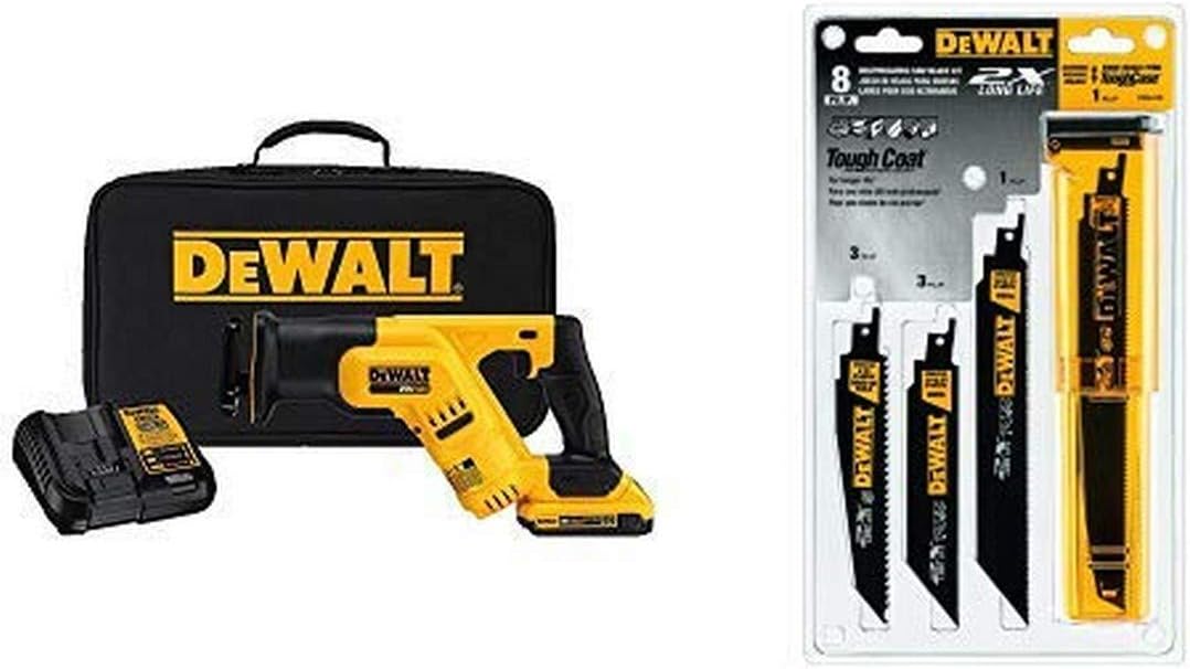 DEWALT 20V MAX* Cordless Reciprocating Saw Kit, Compact, 2-Amp Hour (DCS387D1)