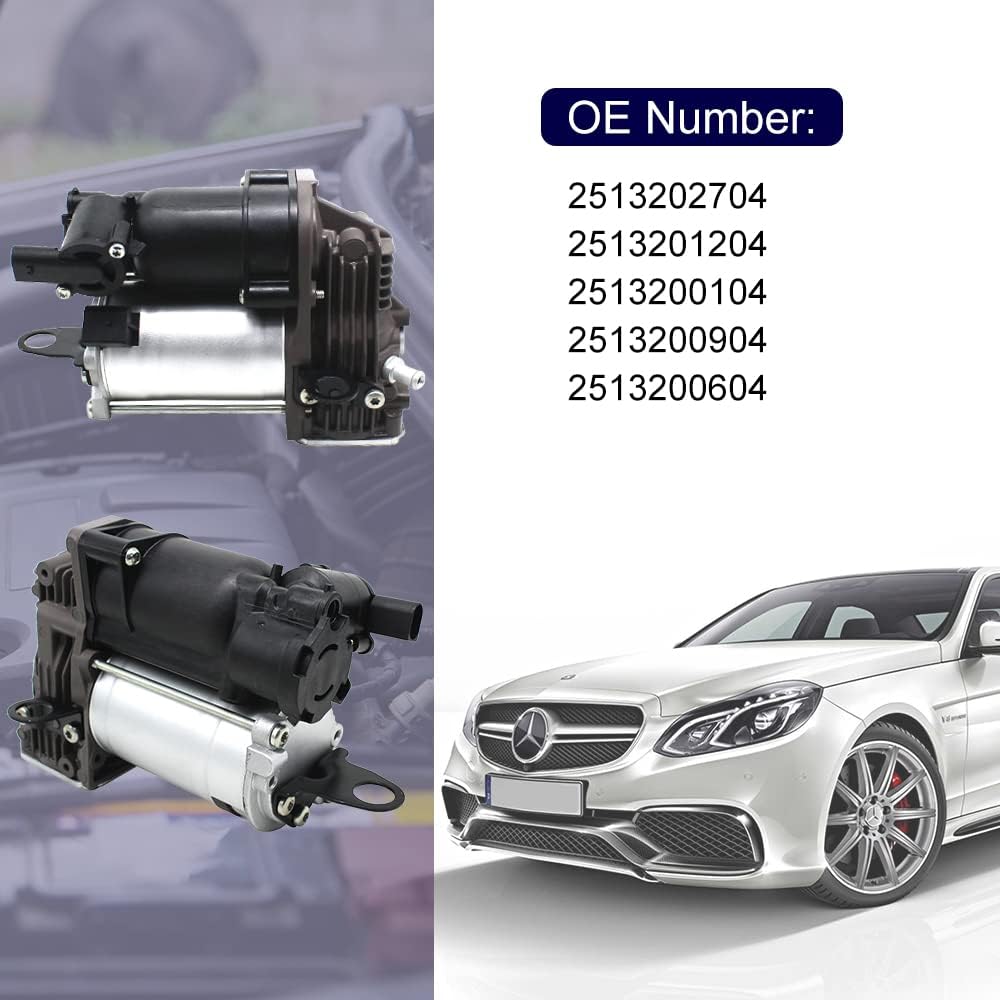AIRSUSFAT 1 Pcs Air Suspension Compressor For Mercedes Benz W251 ML350 R63 AMG R350 R500 R320 R Class 2006-2012 2513202704