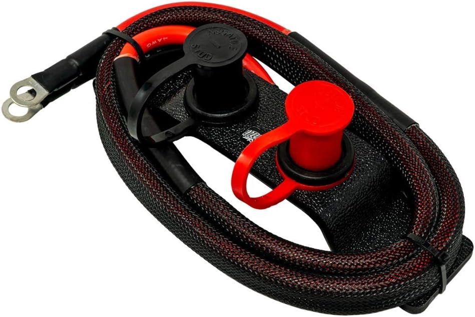 Can-Am X3 Battery Jump Post, Quick & Easy Charging - Fits 2 & 4 Seat Maverick X3 - Water Resistant High Voltage Cables, Fits in Factory Holes and Hardware