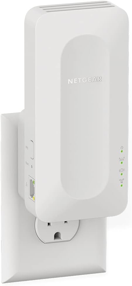 NETGEAR WiFi 6 Mesh Range Extender (EAX15) - Add up to 1,500 sq. ft. and 20+ Devices with AX1800 Dual-Band Wireless Signal Booster & Repeater (up to 1.8Gbps Speed), WPA3 Security, Smart Roaming