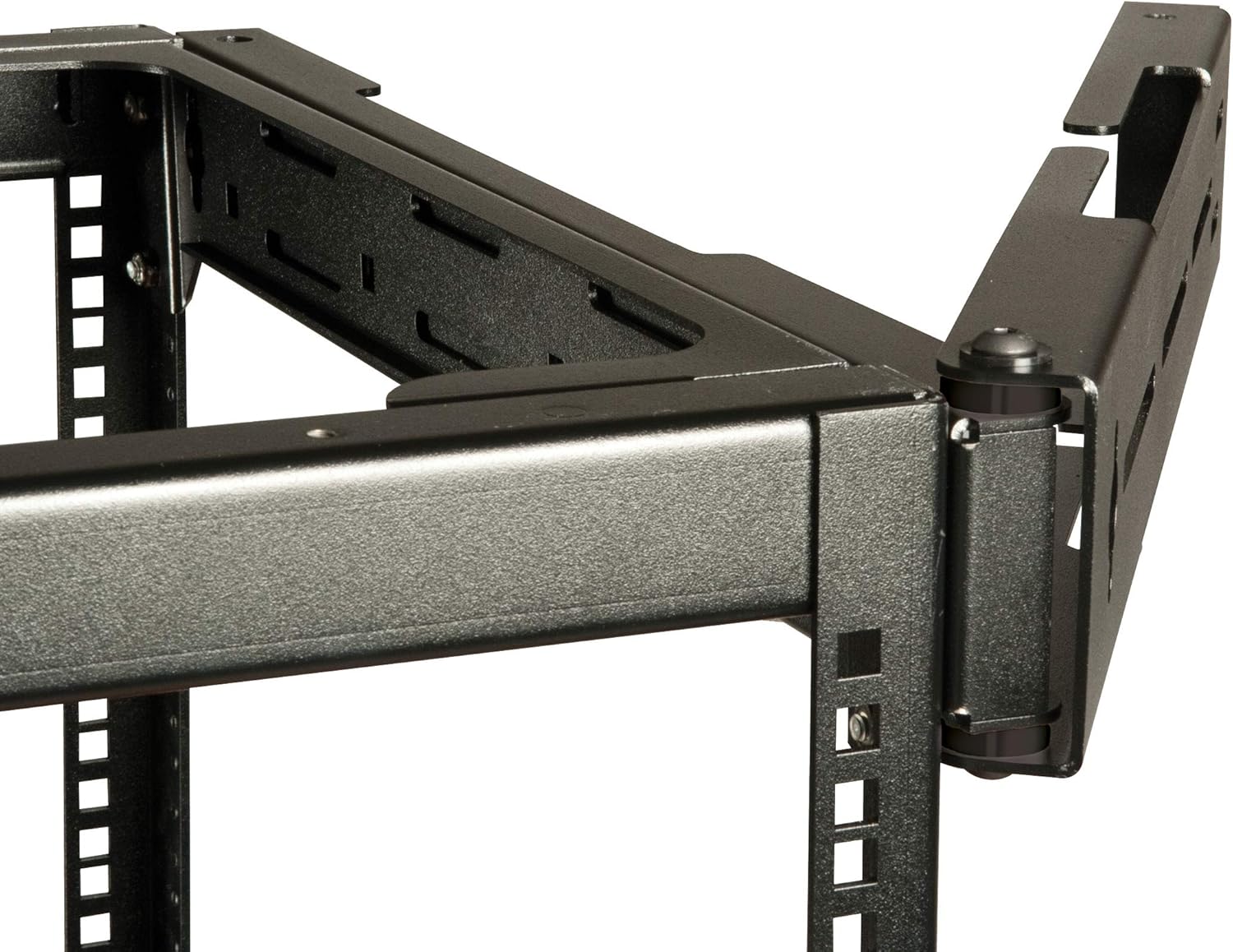 ECHOGEAR Rack Compatible Swing-Out Wall Mount - Compatible with 10U, 15U, & 20U Open Frame Racks Pack of 2