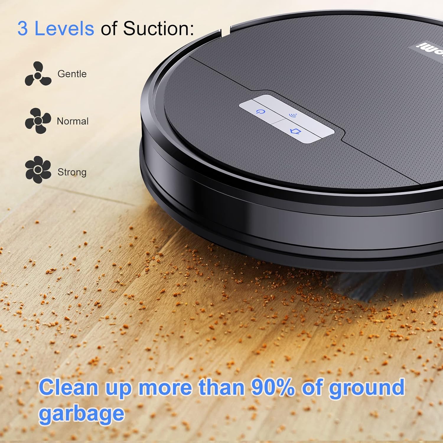 iMartine Robot Vacuum and Mop Cleaner APP&Remote Control, Wi-Fi, Compatible with Alexa and Self-Charging, Ideal for Carpet, Hard Floors, Pet Hair Cleaning