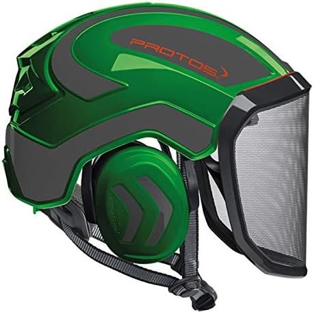 Pfanner Protos Integral Arborist Helmet - Green & Grey