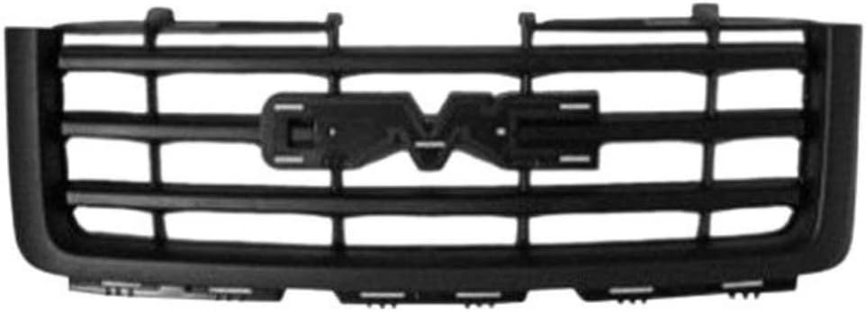 For GMC Sierra 1500 2007-2013 Grille | w/Frame | Matte Black | GM1200583 | 22761793