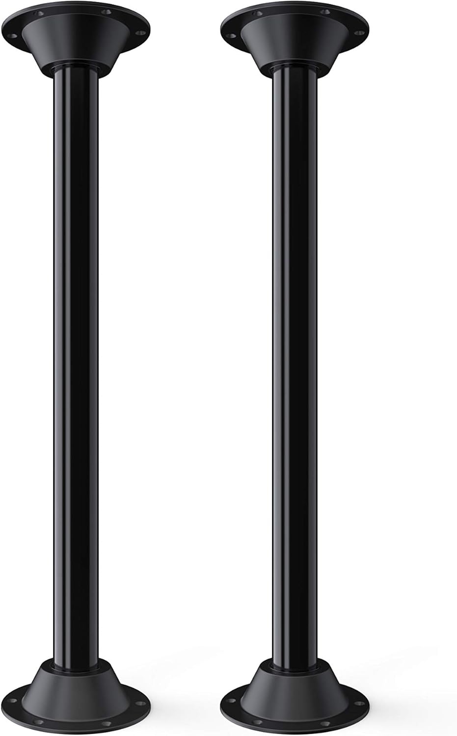 Manufacturers' Select ITC SurFit Table Leg System for RV or Boat - Surface Mount Two Pack (Black, 27