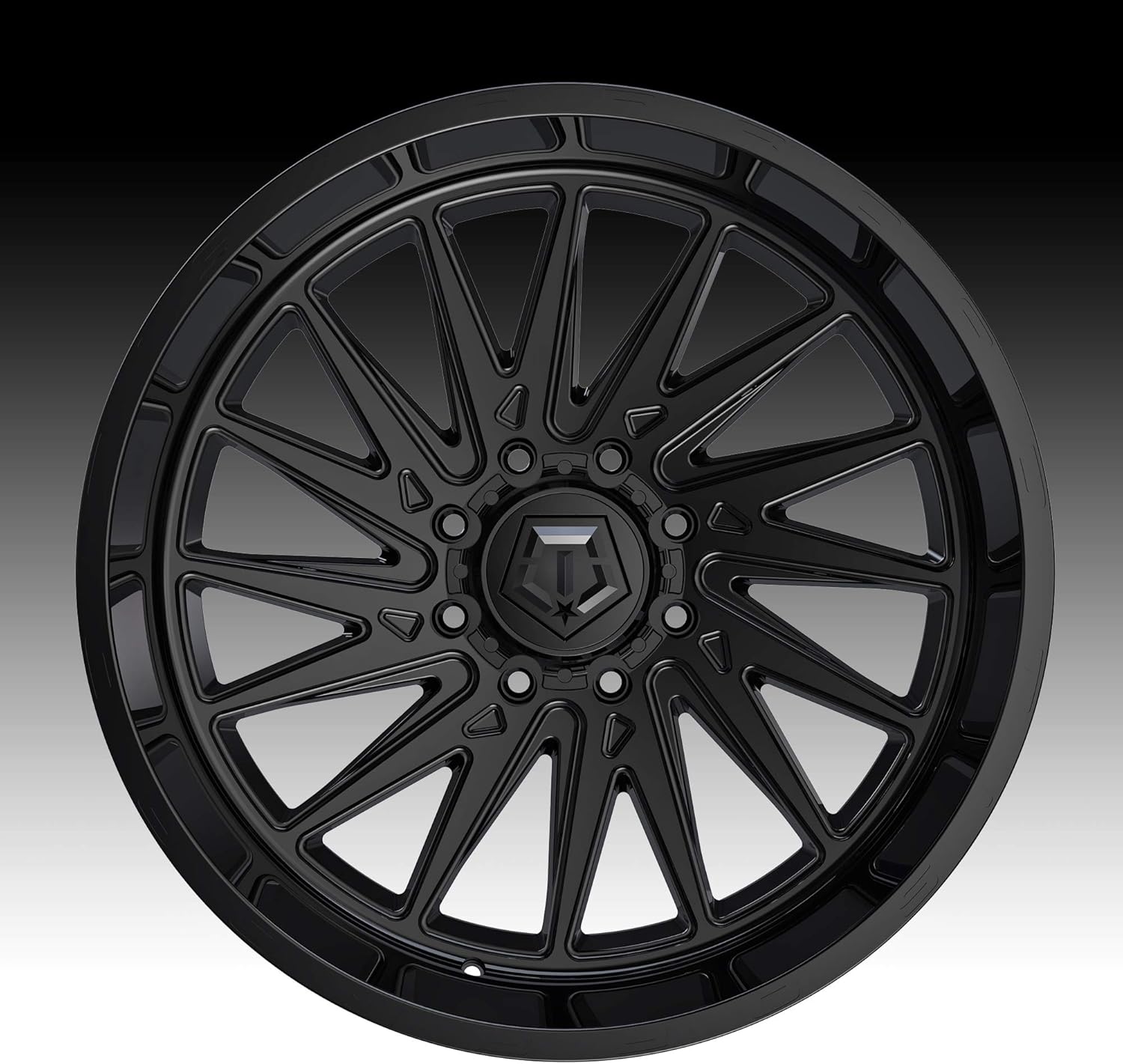 TIS 547B 22x12 6x135-44mm Black Wheel Rim 22