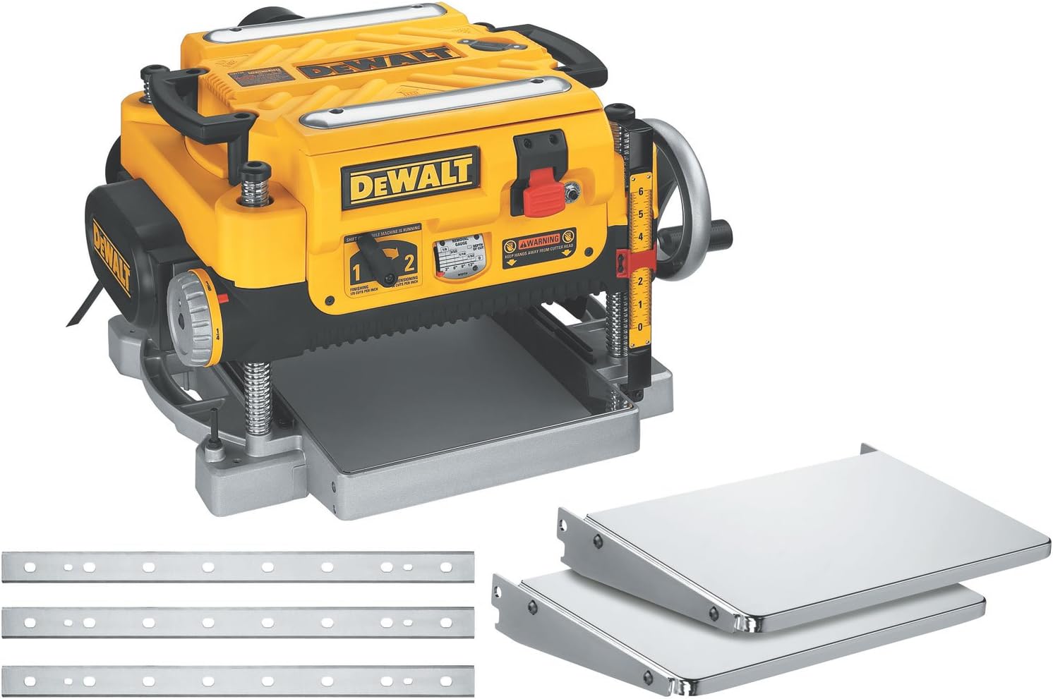 DEWALT Benchtop Planer, Single Speed, 15-Amp, 12-1/2-Inch (DW734)