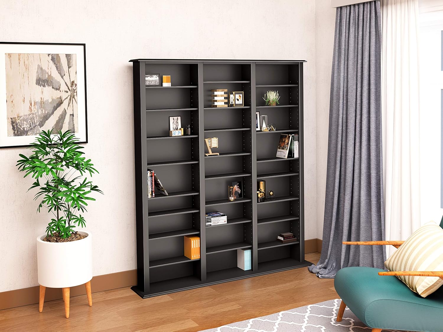 Espresso Triple Width Barrister Tower