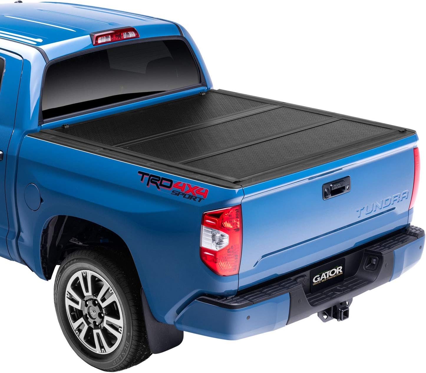 Gator EFX Hard Tri-Fold Truck Bed Tonneau Cover | GC44008 | Fits 2007 - 2021 Toyota Tundra w/cargo management system, will not work w/ Trail Edition models 5' 7