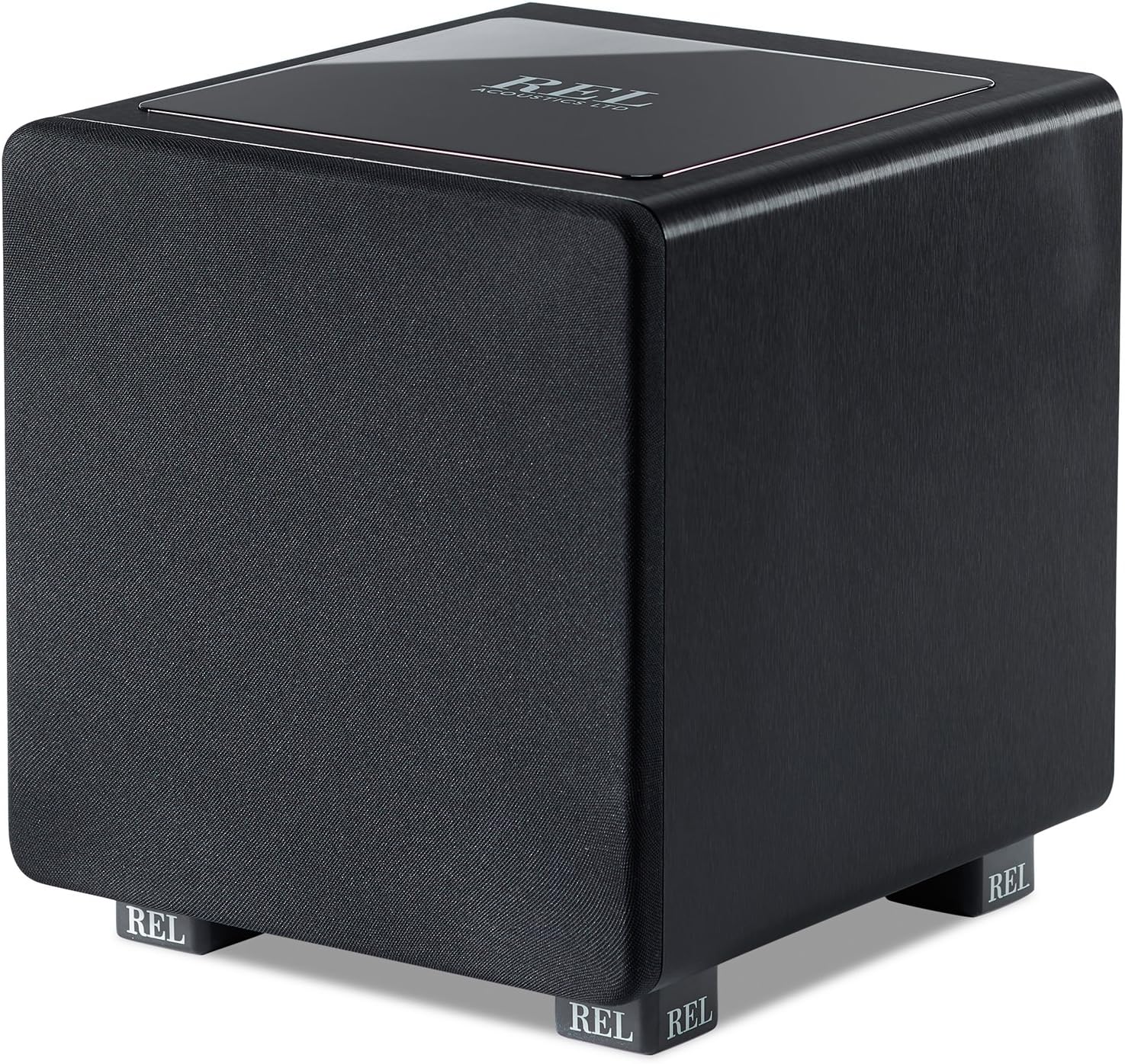 REL Acoustics HT/1003 Subwoofer, HT-Air Wireless Compatible, Line Grained Black Composite