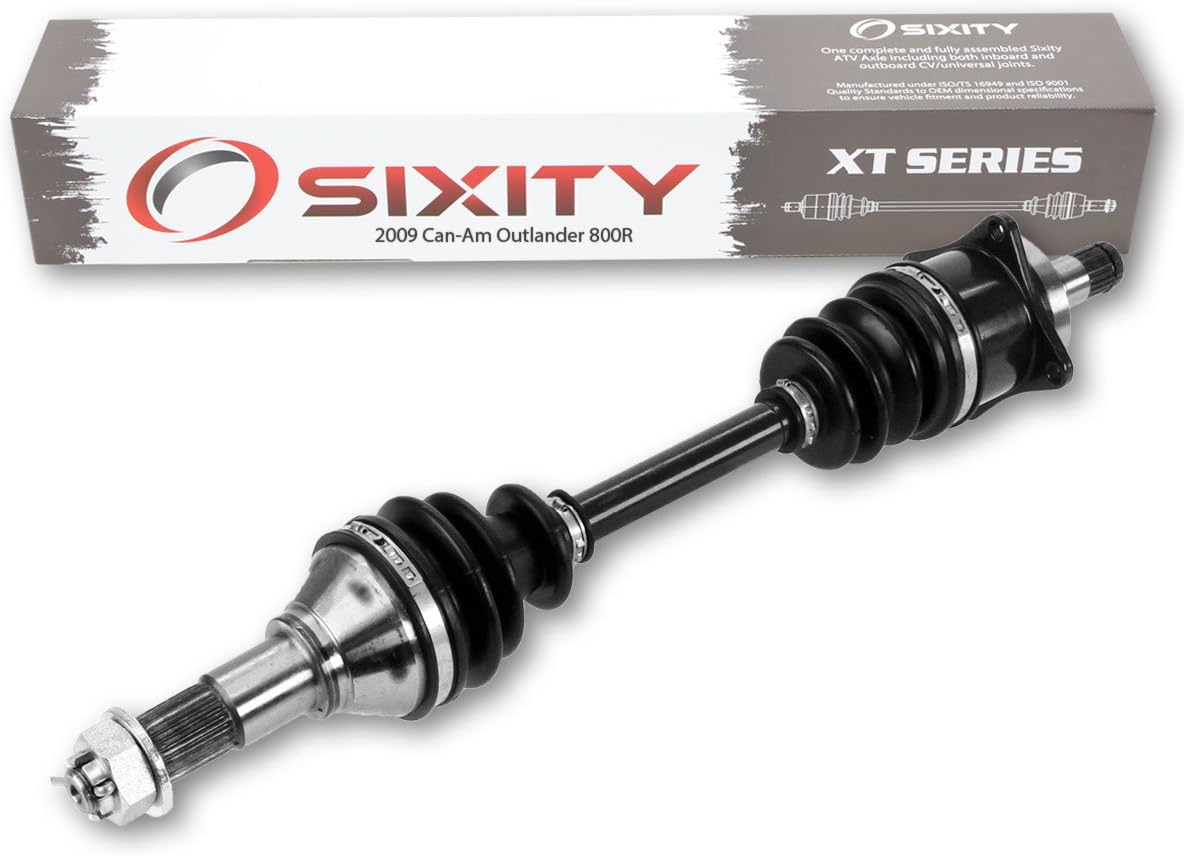 2009 for Can-Am Outlander 800R 4X4 Front Left Axles XT Driver EFI XT Complete Side Pack of 2