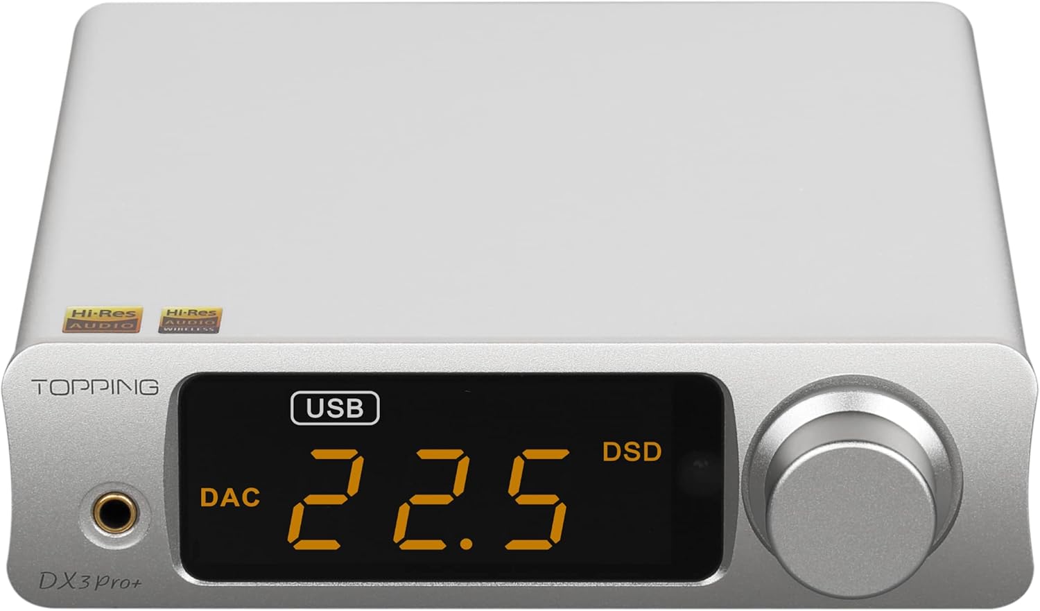 Topping DX3 Pro+ Bluetooth 5.0 Headphone Amplifier LDAC Audio Decoder r DSD512 DAC Low Noise Amplifier for Home and Computer Black