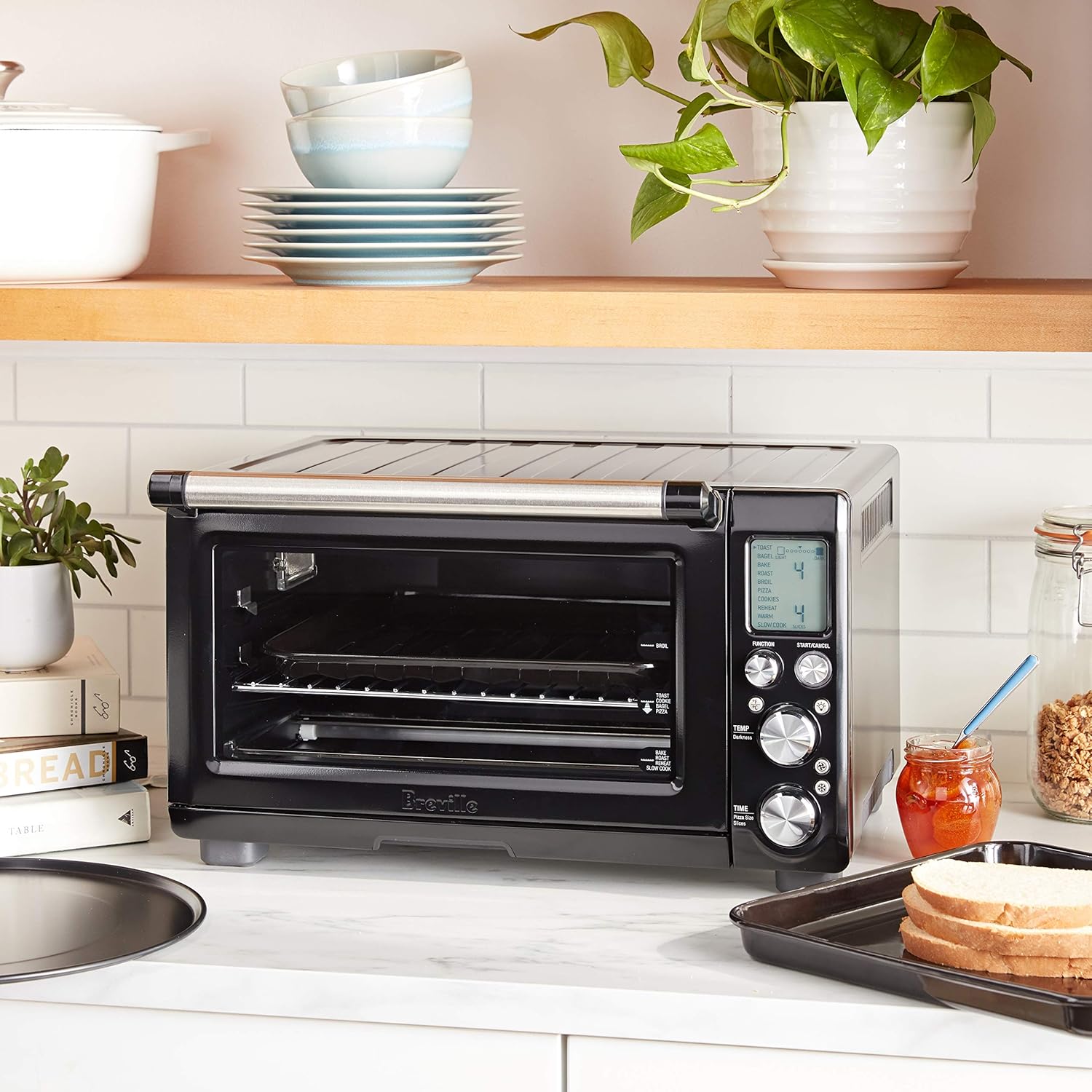 Breville BOV845BKS Smart Oven Pro, Countertop Convection Oven, Black Sesame