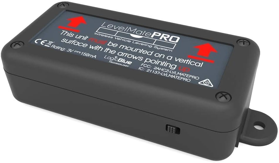 LevelMatePRO Wireless Vehicle Leveling System - Patented Quick and Easy Smartphone RV Leveling Tool - Powered by LogicBlue Technology