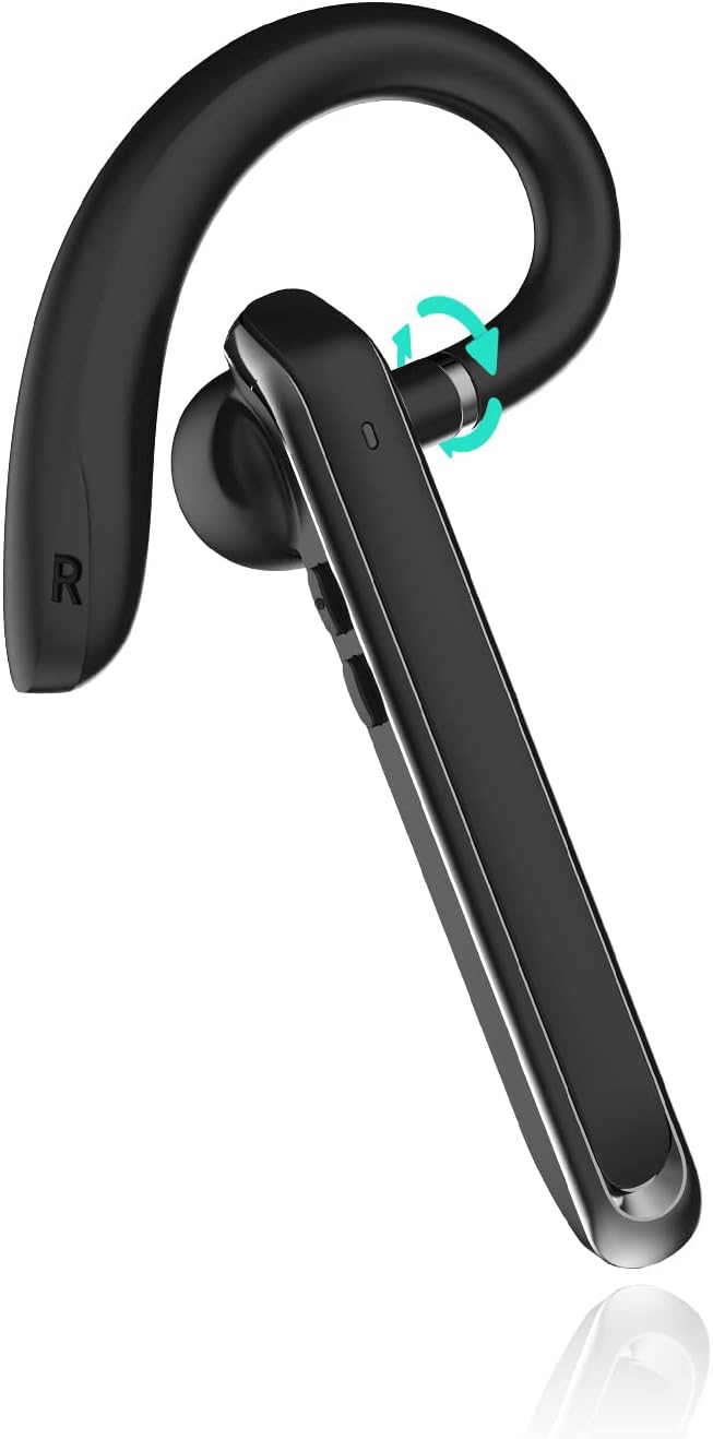 Bluetooth earpiece Wireless Microphone Headset Trucker Bluetooth Headset Open Ear Headphones with mic Long Battery Life