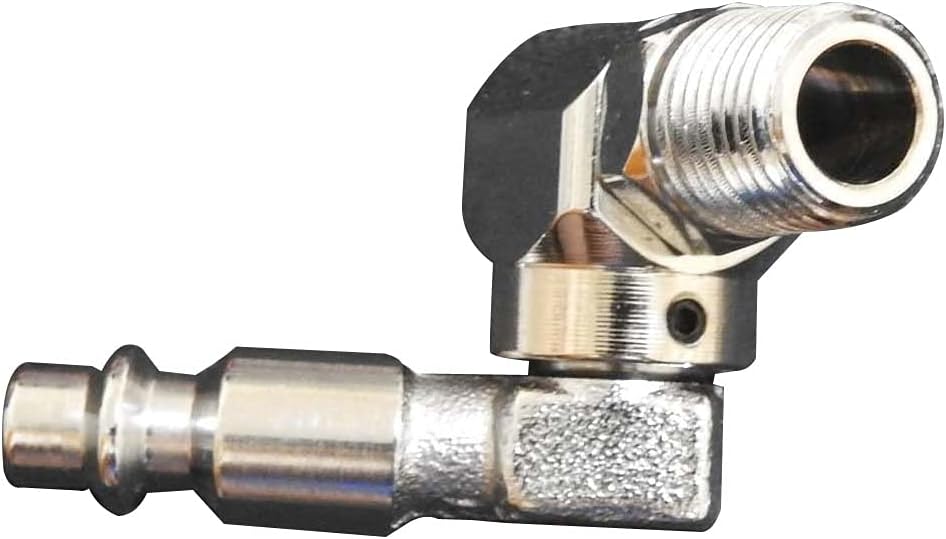 SP720-14M4, All Steel Industrial Pneumatic Swivel Fitting, 360 Degrees, 100% Leak Proof for Air Tool Inlets, 4 pieces package (not recommended for impact tools) Pack of 2