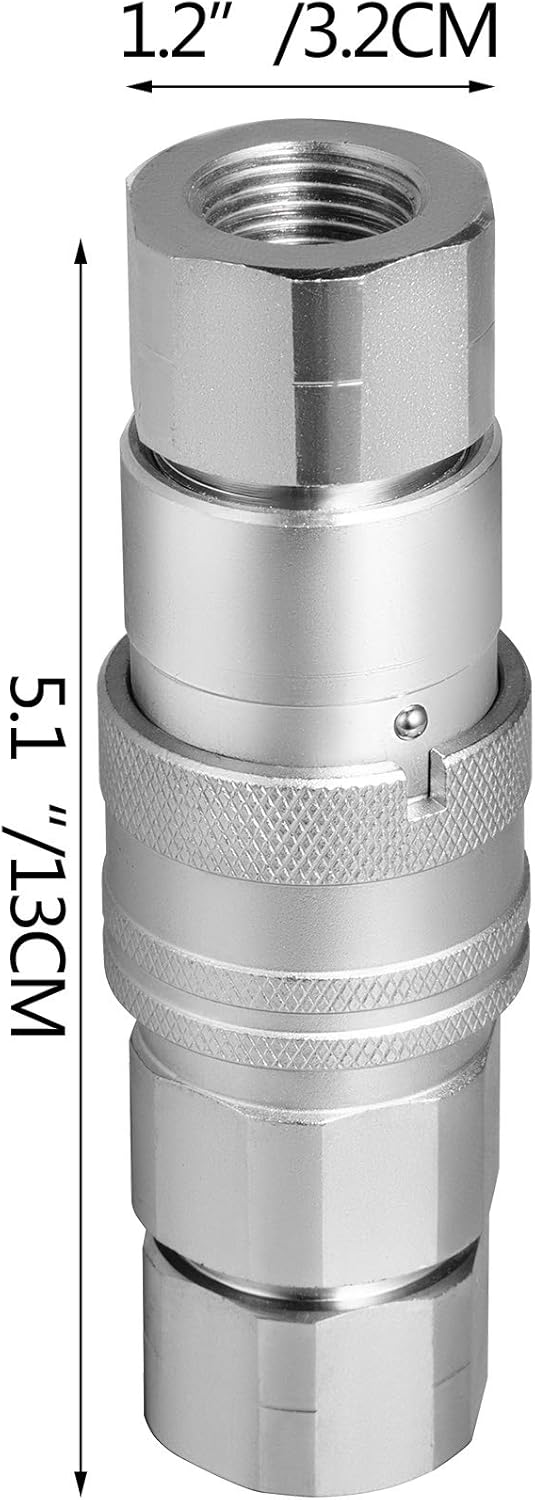 Bestauto Hydraulic Quick Connect 1/2 Body with 1/2