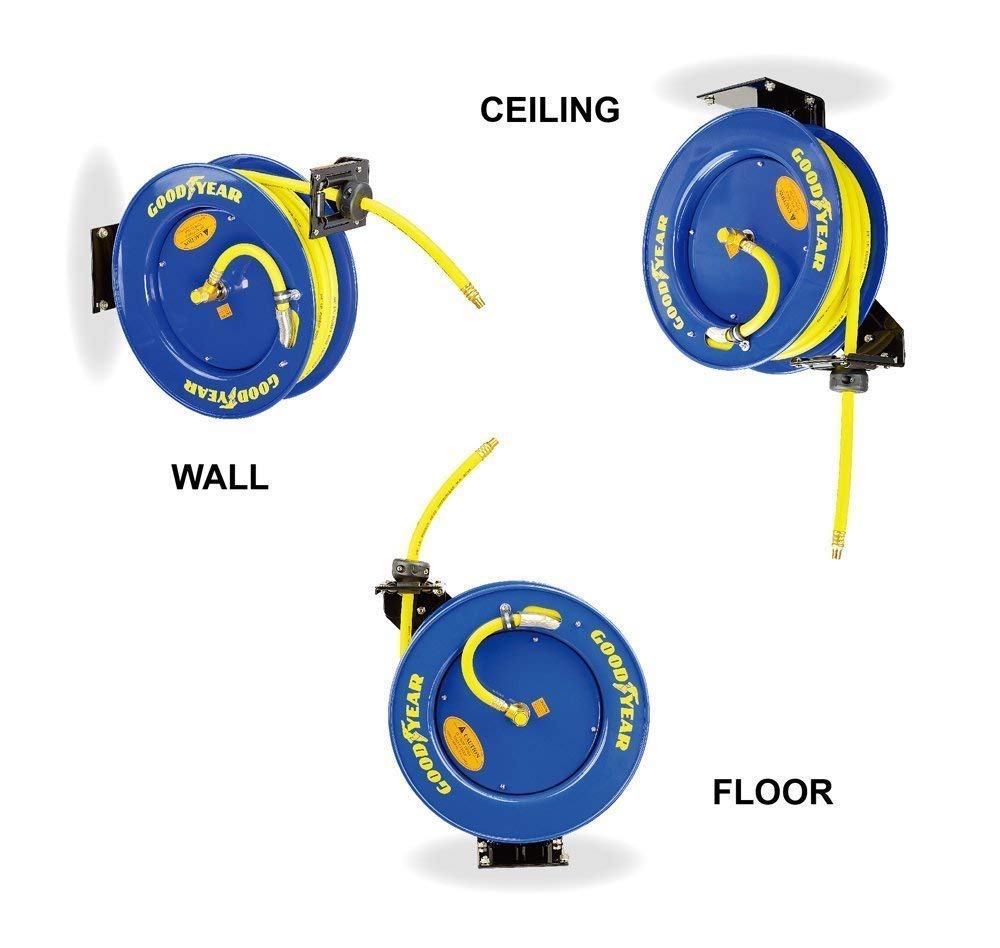 Goodyear Air Hose Reel Retractable 3/8
