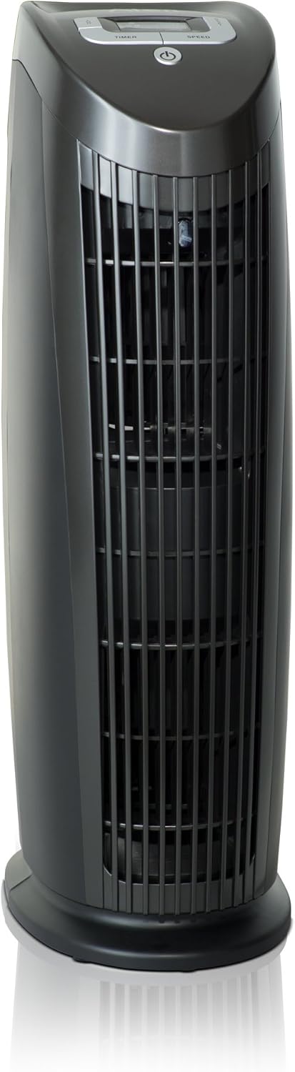 Alen T500 Air Purifier, Quiet Air Flow for Large Rooms, 500 SqFt, Portable Air Cleaner for Allergens, Dust, Mold, Pet Odors, Bacteria, in Black