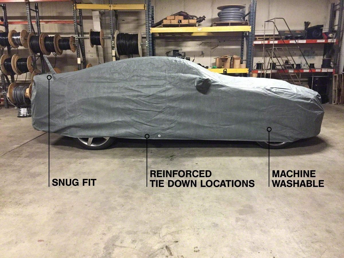 SpeedForm Standard Custom-Fit Car Cover Compatible with 10-14 Mustang, Excluding 13-14 GT500