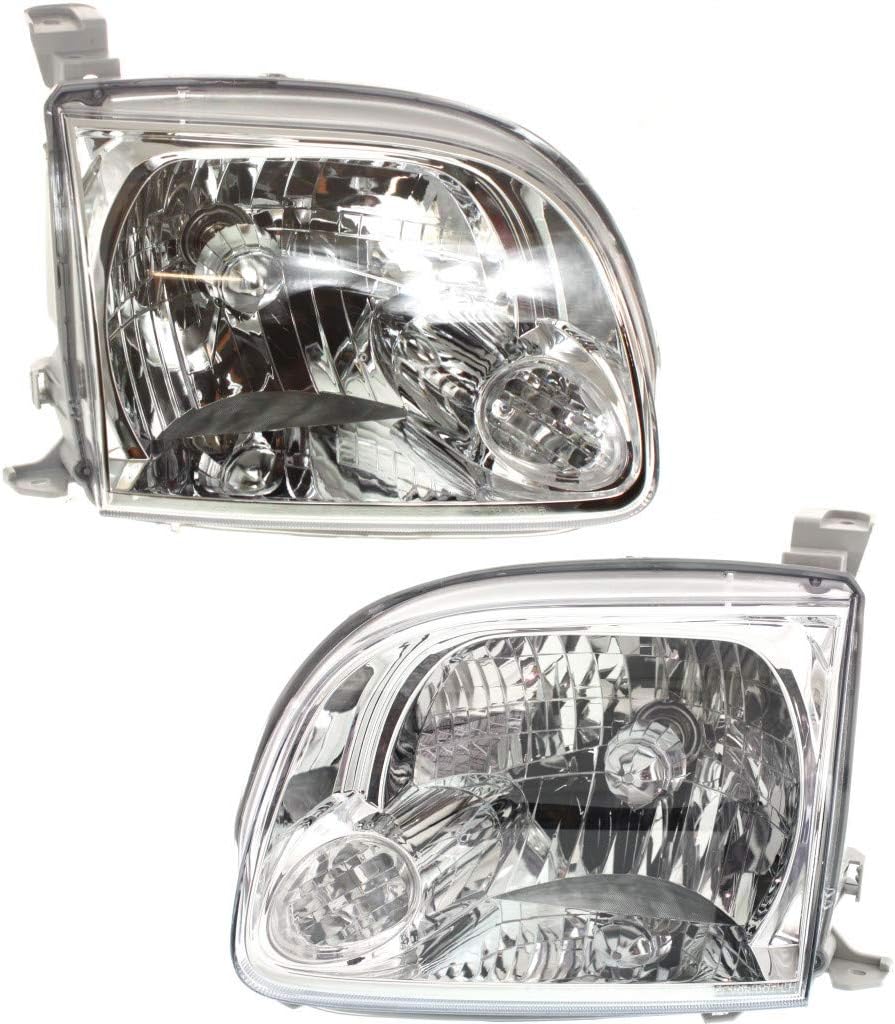 KarParts360: For 2005 2006 Toyota Tundra Headlight Assembly Pair Driver and Passenger Side w/Bulbs CAPA Certified For TO2502166 TO2503166