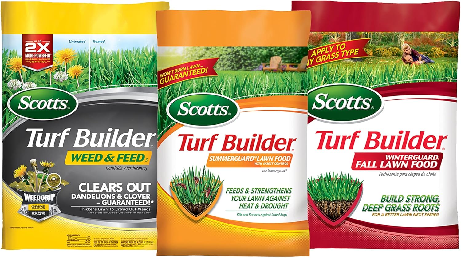 Scotts Lawn Care Plan Northern Small Yard (3-Part) Pack of 2