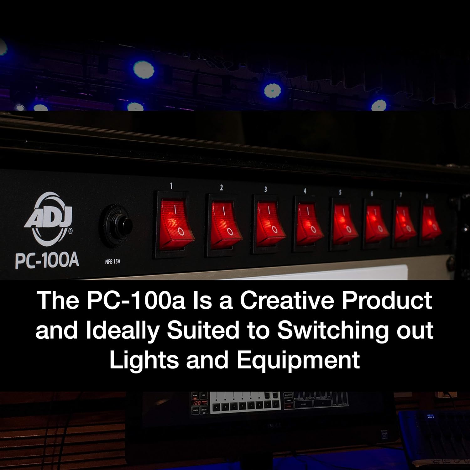 ADJ Products PC-100A AC POWER STRIP Pack of 2