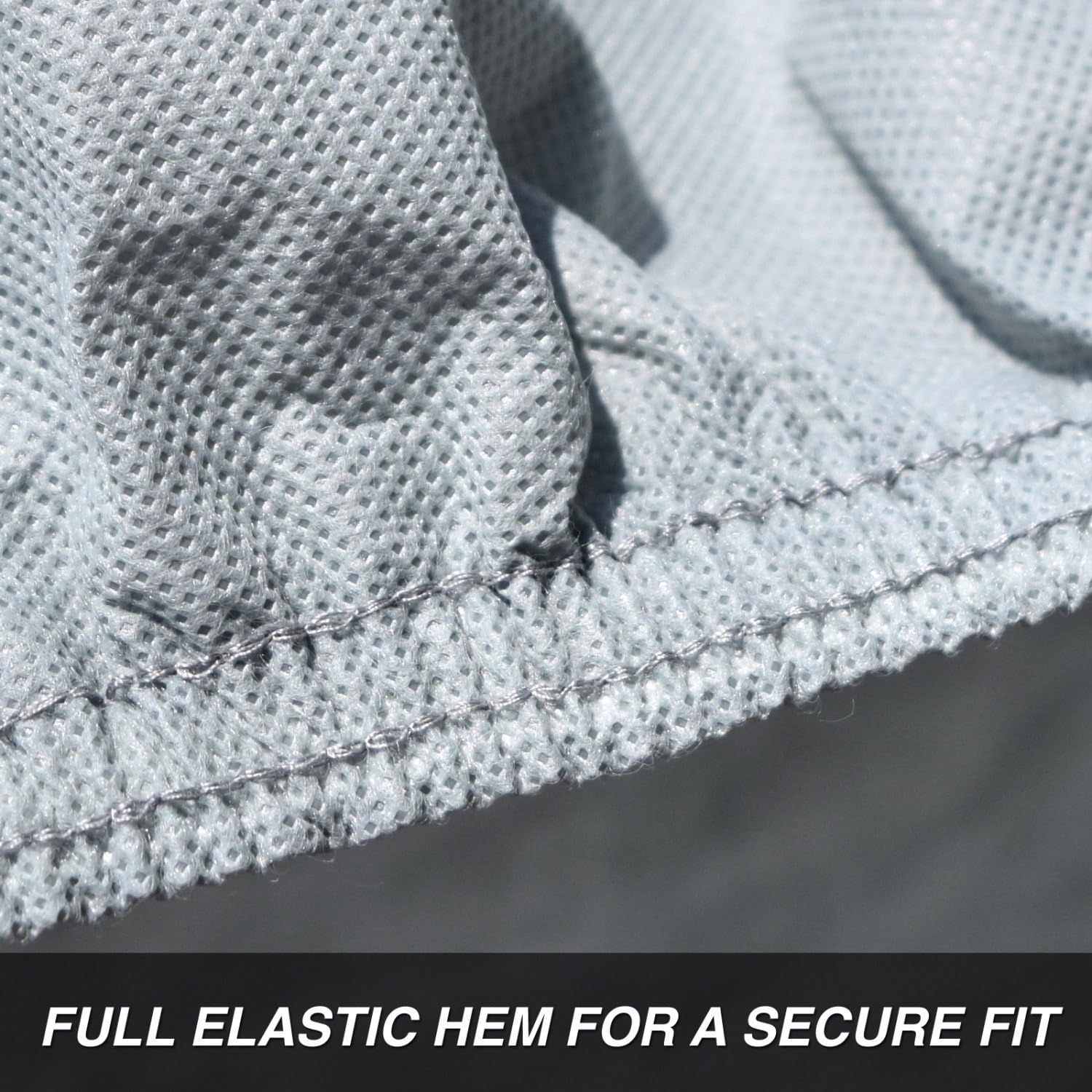 Budge Duro SUV Cover Fits Small SUVs up to 162 inches, UD-0 - (Polypropylene, Gray) Pack of 2