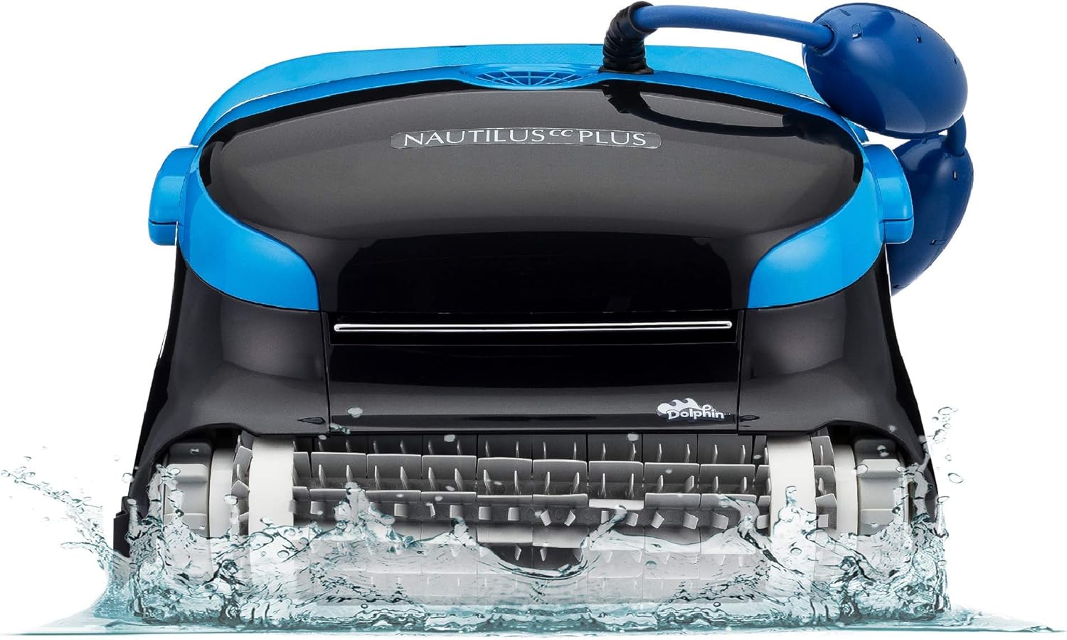 Dolphin Nautilus CC Plus Robotic Pool [Vacuum] Cleaner - Ideal for In Ground Swimming Pools up to 50 Feet - Powerful Suction to Pick up Small Debris - Easy to Clean Top Load Filter Cartridges