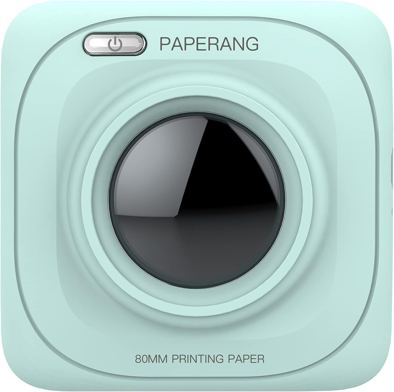 Pocket Printer Mini Mobile Printers Bluetooth Wireless Portable Thermal Printer Compatible with iOS and Android for Learning Assistance, Journal, Fun, Work,Notes, (P1-Green) Pack of 2