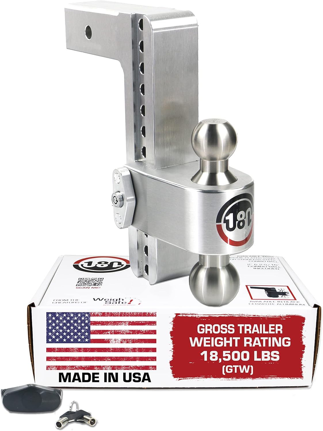 180 HITCH LTB6-2.5-KA Aluminum Adjustable 6