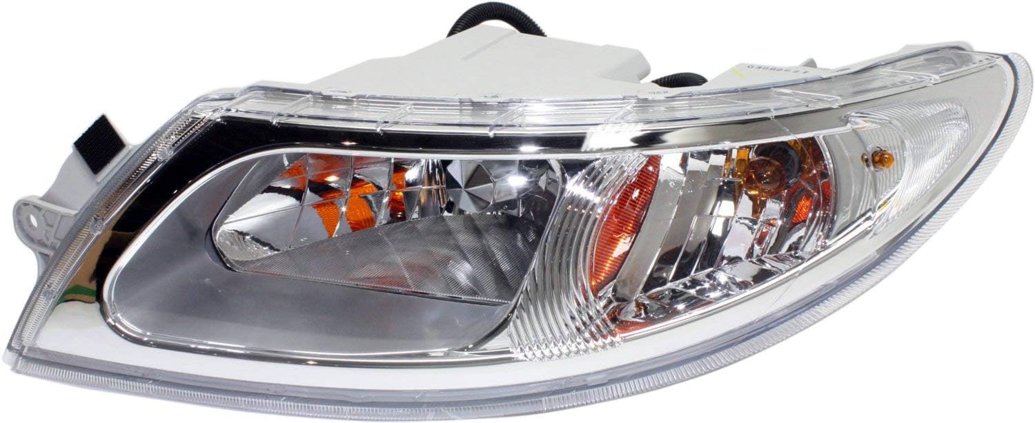 Evan-Fischer Headlight Set Compatible with 2002-2016 International 4400LP 4400 Left Driver and Right Passenger Side Halogen With bulb(s)