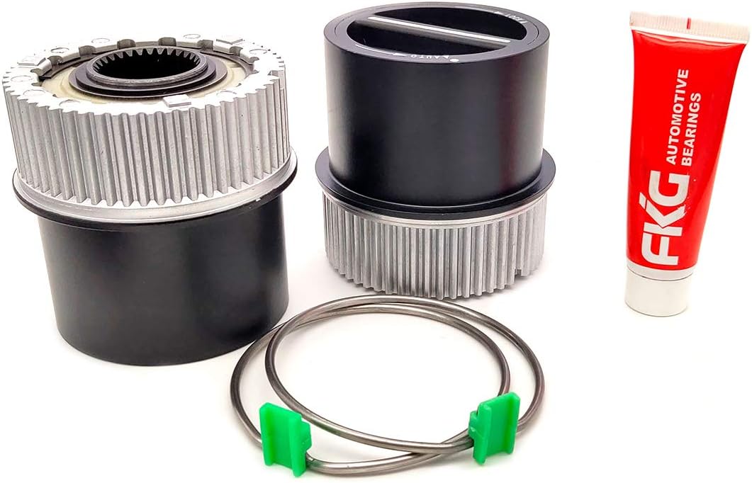 FKG 4WD Auto Locking Hub 1C3Z3B396CB Front fit for 1999-2004 Ford F250 F350 F450 F550 Super Duty 4WD, 2000-2005 Ford Excursion, 2001-2002 Expedition Lincoln Navigator, Set of 2