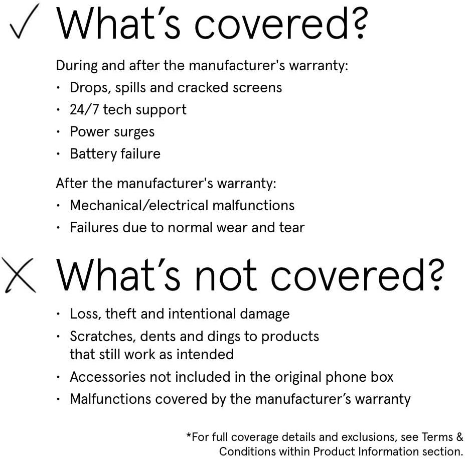 ASURION 2 Year Mobile Accident Protection Plan with Tech Support $200-249.99 Pack of 2