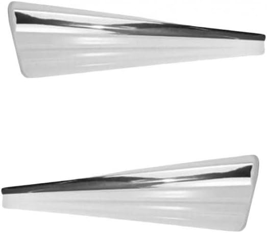 For Chevy Silverado 1500 HD 2001 2002 Door Molding Driver and Passenger Side | Pair | Front | Primed | White Material | GM1304115, GM1305115 | 88937505, 88937506