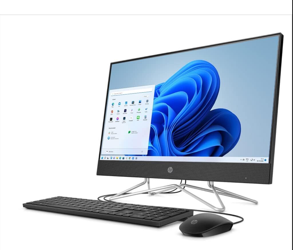 2022 HP Newest All-in-One Desktop Computer, 27'' Full HD Display, AMD Ryzen 5 5500U Processor, 16GB RAM, 512GB SSD + 1TB HDD, Wi-Fi, HDMI, Webcam, Bluetooth, Windows 11 Home, Black