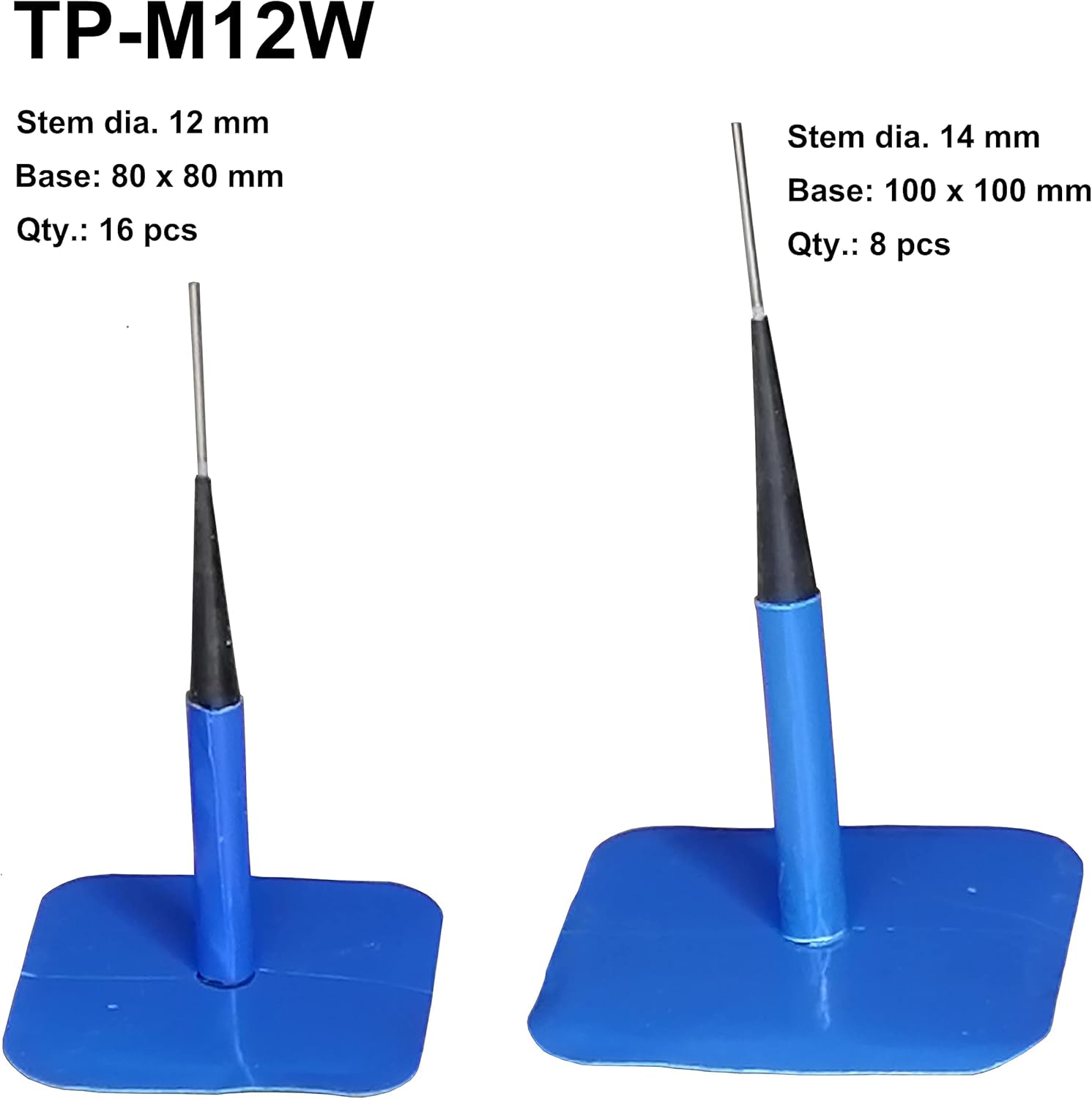 Nobrand Zerint TP-M12W Combination Repair Unit Kit, Tire Repair Patch Plug Kit Wrapped stem 1/2