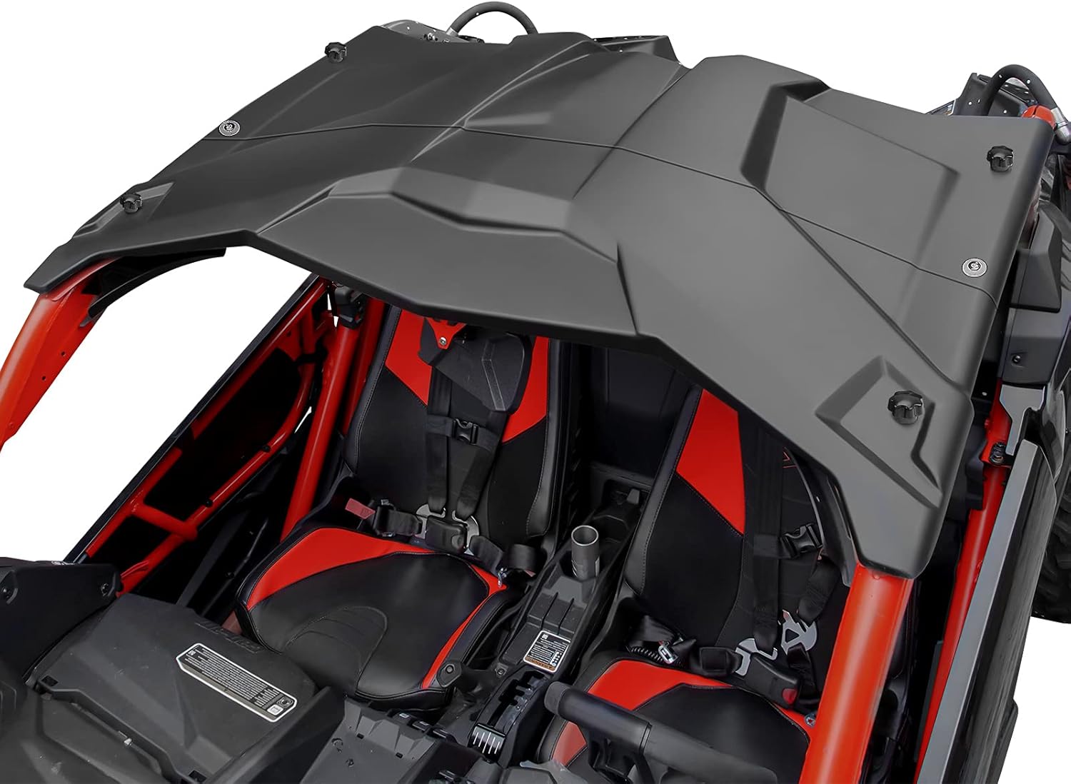 Kemimoto X3 hard roof top, 2-Piece Plastic hard Roof compatible with Can Am Maverick X3 All 2-door Models 2022 2021 2020 2019 2018 2017