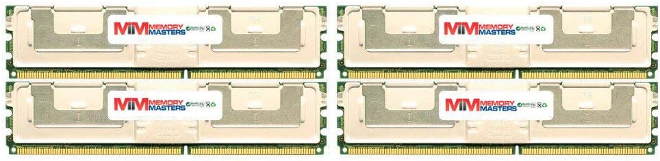 MemoryMasters 32GB (4x8GB) DDR2-800MHz PC2-6400 ECC FBDIMM 2Rx4 1.8V Fully Buffered Memory for Server/Workstation