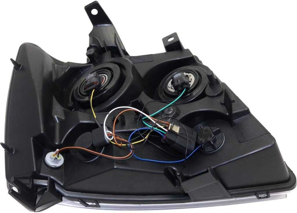 KarParts360: For 2008-2013 Chevy Tahoe Headlight Assembly Pair Driver and Passenger Side w/Bulbs Replaces GM2502263 GM2503263